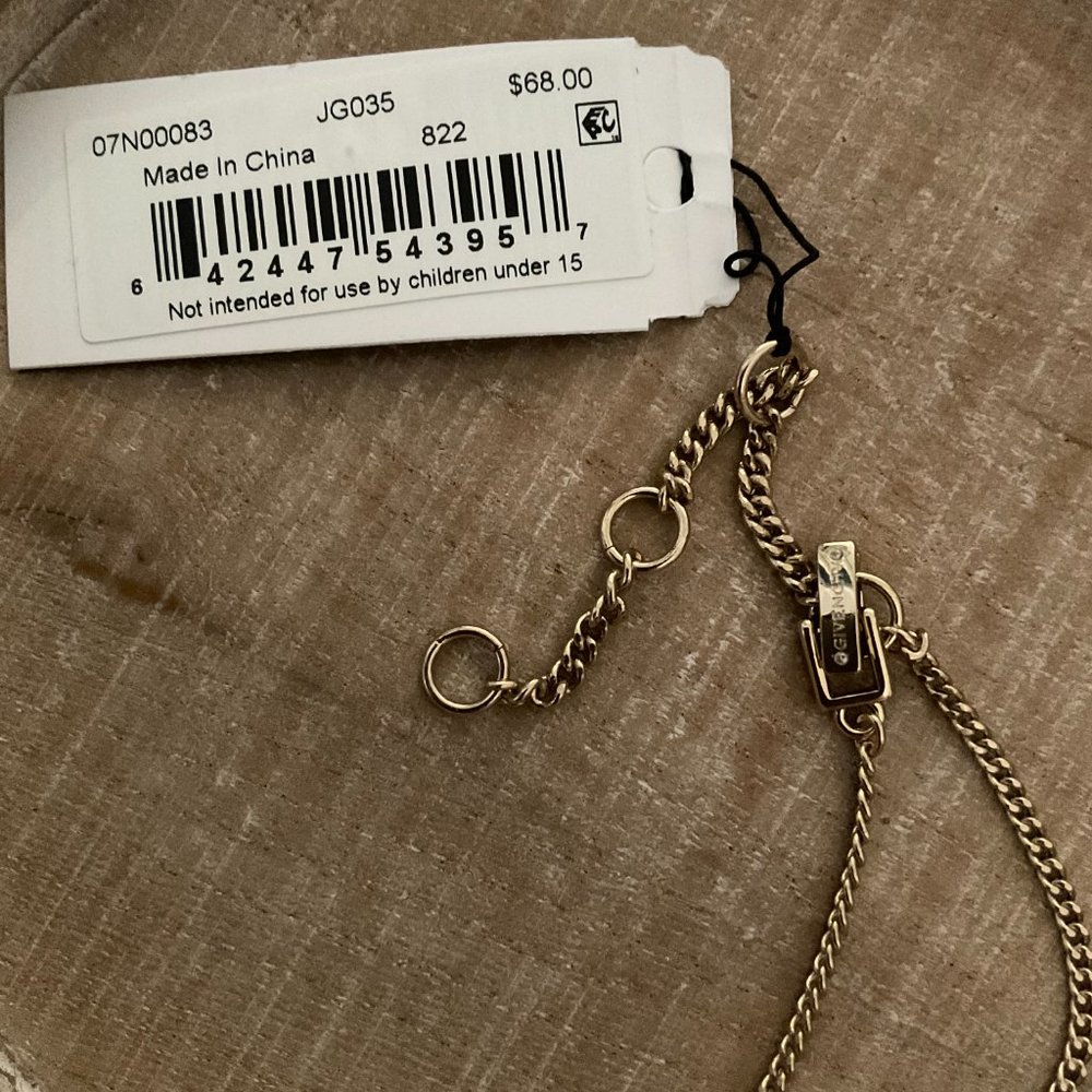 Givenchy Silver Tone Crystal Statement Necklace - Picture 3 of 5
